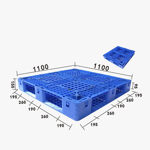 ZJ1111-150網格田字型（帶掛鉤位）塑料托盤